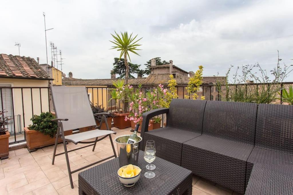 Ferienwohnung Frangipane 31 Monti Terrace Rom Exterior foto